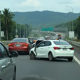 Engavetamento rodovia Anchieta