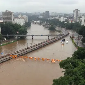 Alagamento na Marginal Tietê