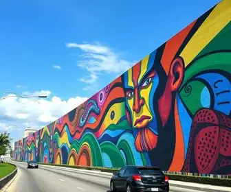 maior mural do mundo