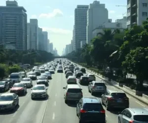 trânsito em São Paulo